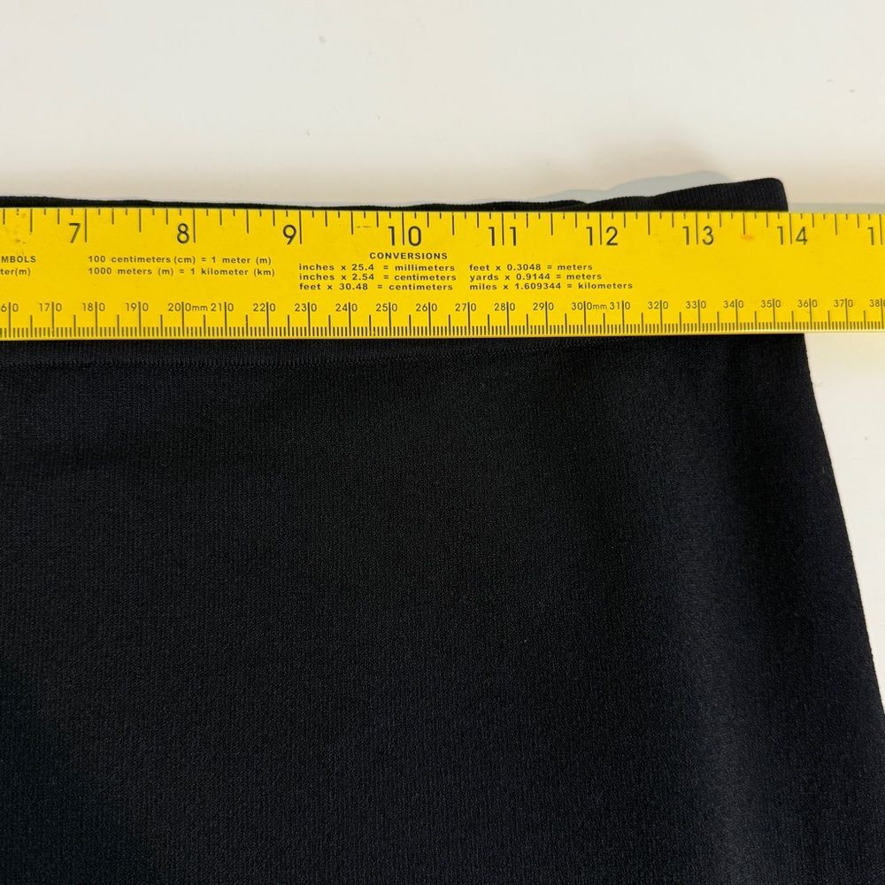 Vince Black Viscose Knit Bodycon Pencil Skirt S - Picture 6 of 9